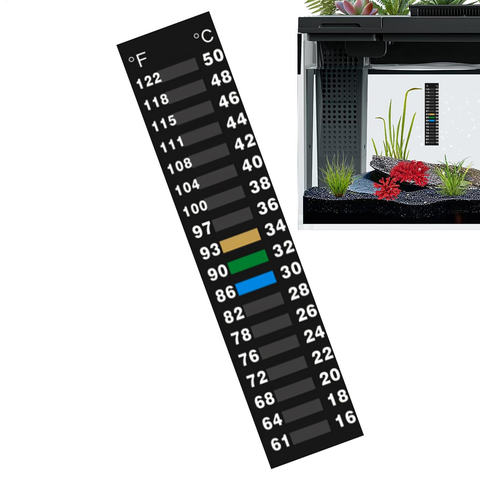 Planted Aquarium Temperature - Tira Adhesiva de Detección de Temperatura