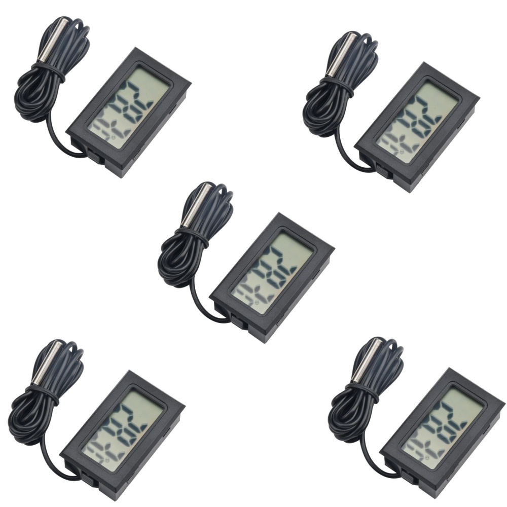 Planted Aquarium Temperature - Mini termómetro Digital LCD FY-10 Sensor