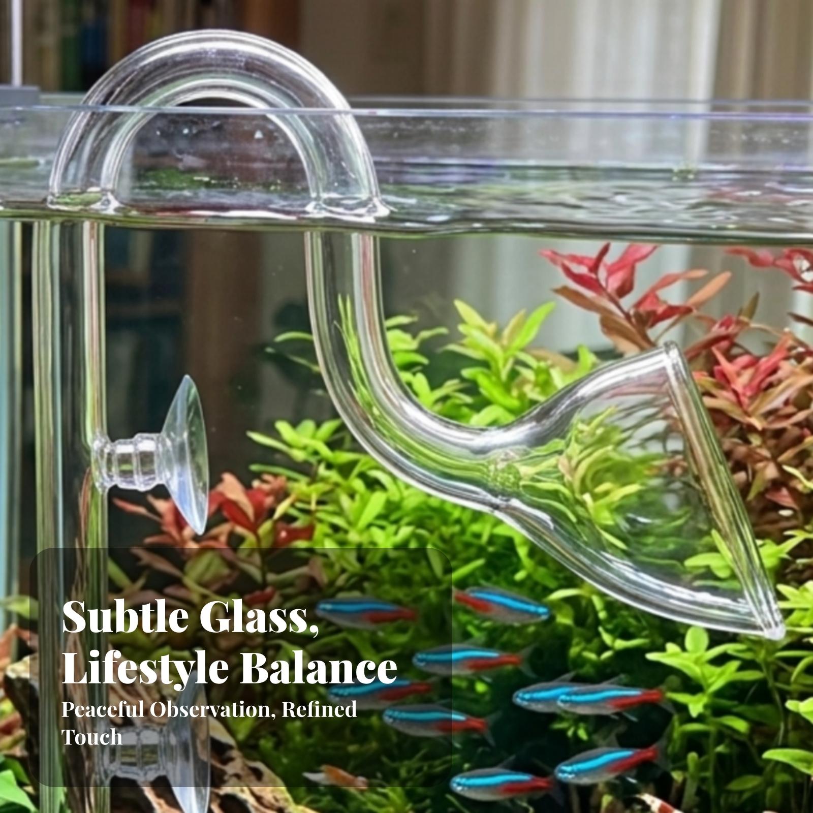 Aquarium Lily Pipe - Conjunto de tubos Lily transparentes para