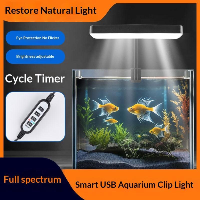 Planted Aquarium Cycling - Luz LED para acuario con ángulo