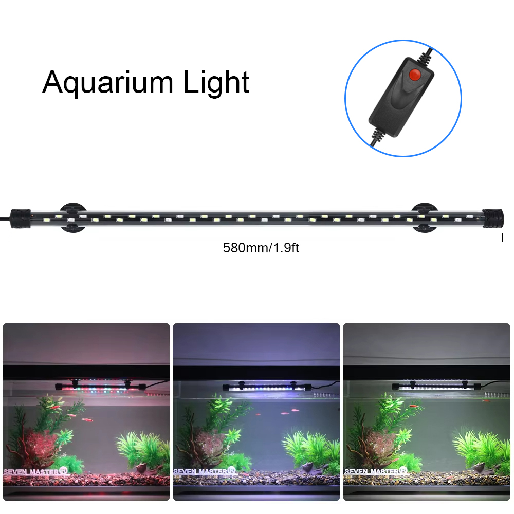 Aquarium Plant Light - Luz LED para acuario de 58CM,