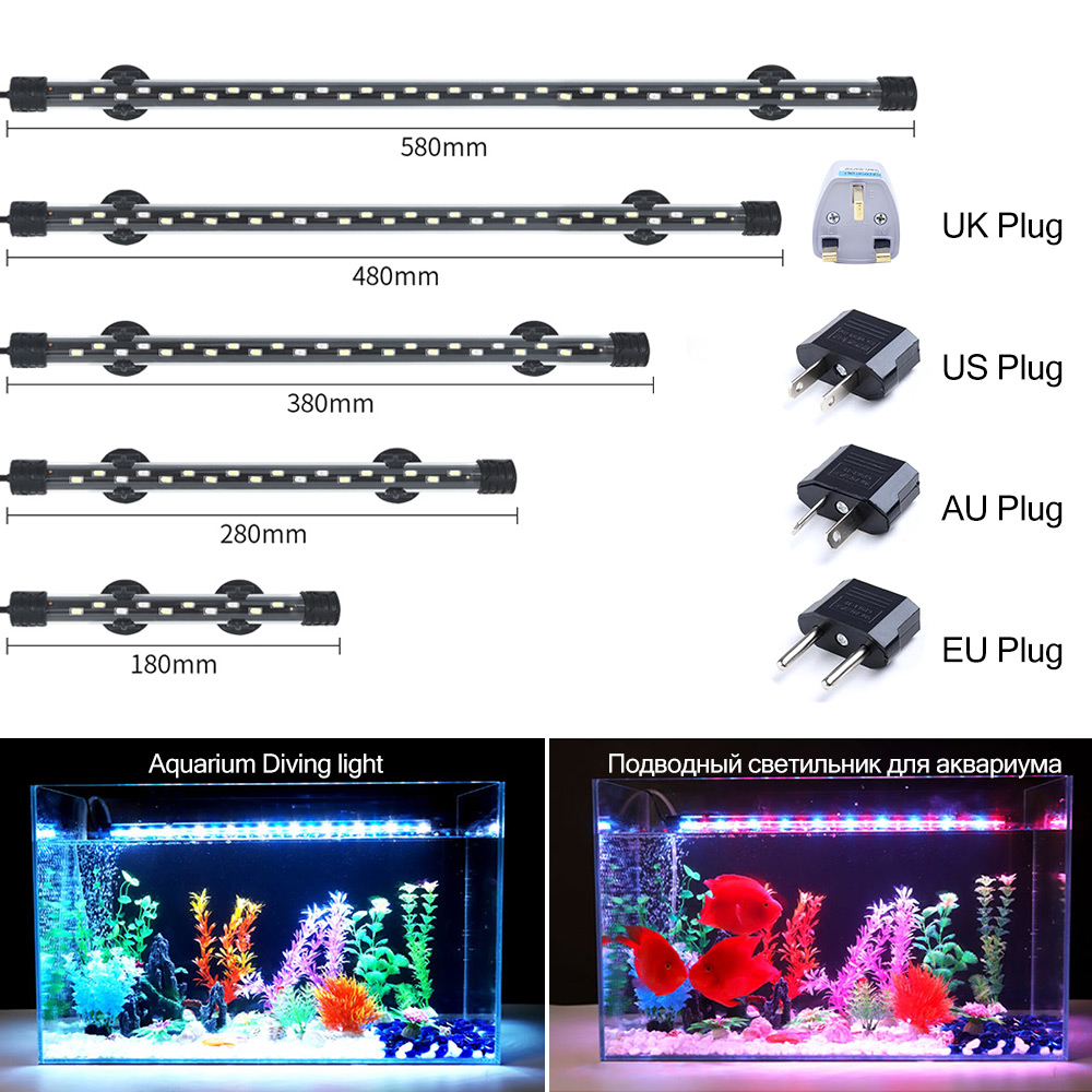 Aquarium Plant Light - Luz LED para acuario de 90-260V,
