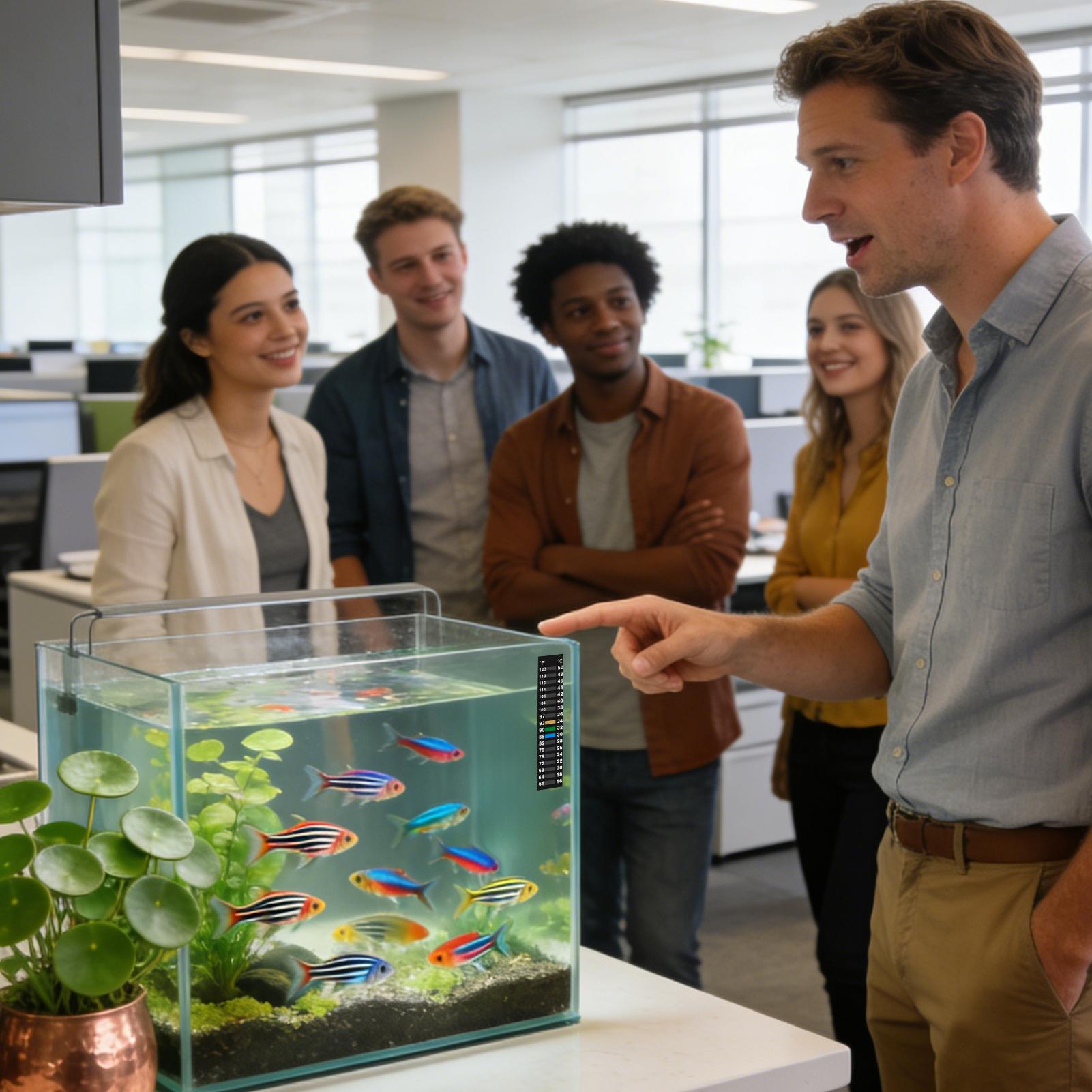 Tira Adhesiva de Detección de  - Planted Aquarium Temperature reseña y precio