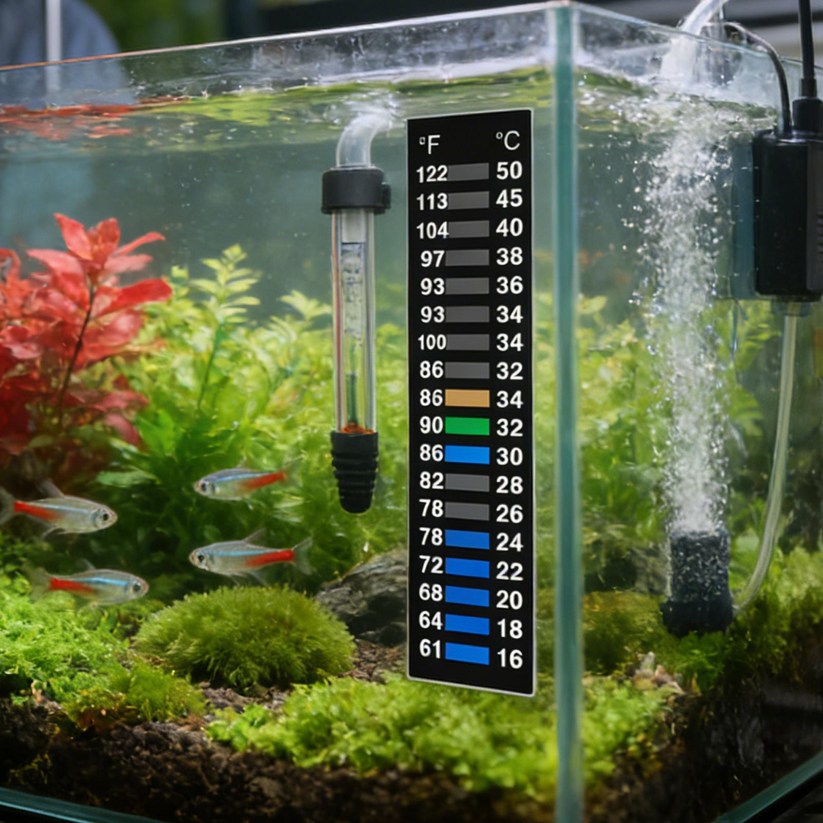 Tira Adhesiva de Detección de  - Planted Aquarium Temperature reseña y precio