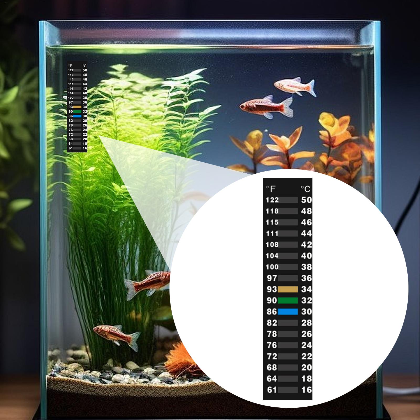 Tira Adhesiva de Detección de  - Planted Aquarium Temperature reseña y precio