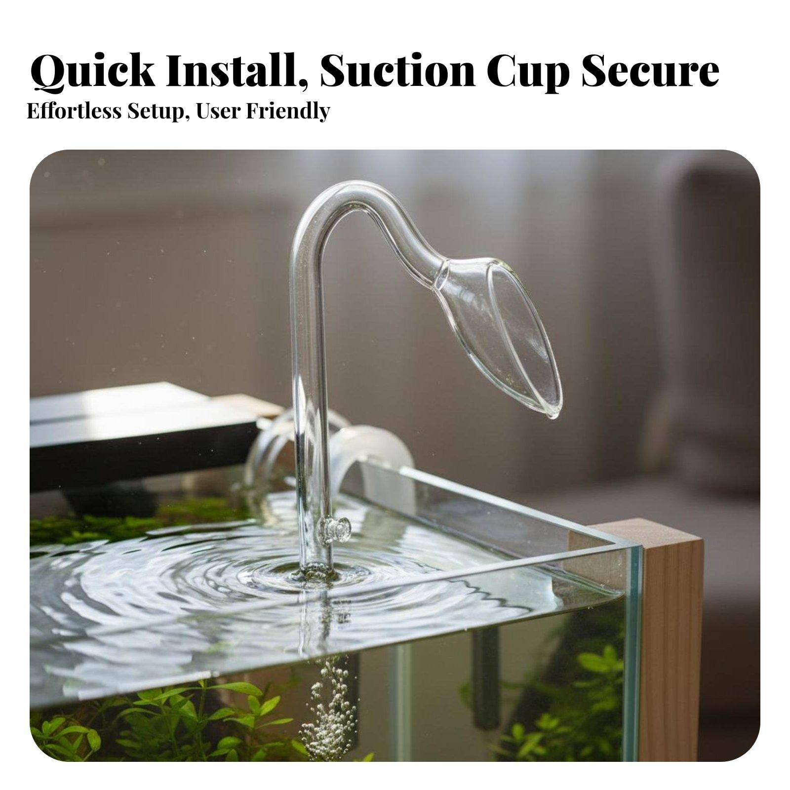 Tubo de vidrio tipo lirio para - Aquarium Lily Pipe reseña y precio