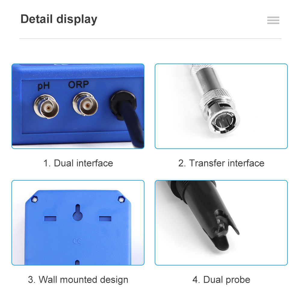 Controlador PH ORP 2 en 1, son - Planted Aquarium Test Kit reseña y precio