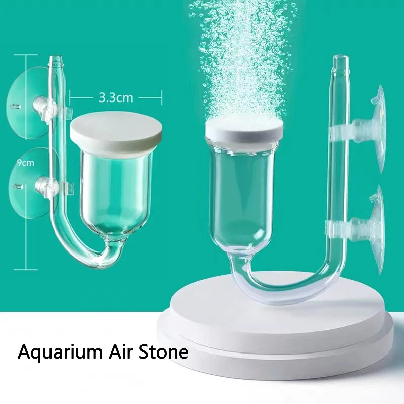 Bomba de aire de vidrio para a - Aquarium Lily Pipe reseña y precio
