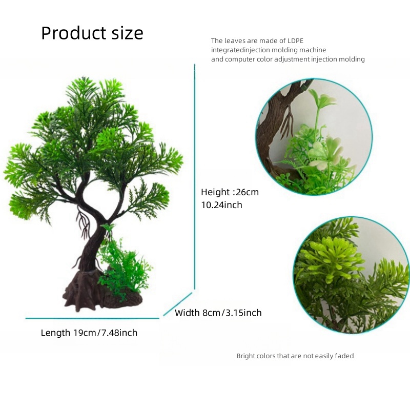 Decoración Artificial para Acu - Aquarium Plant Live reseña y precio