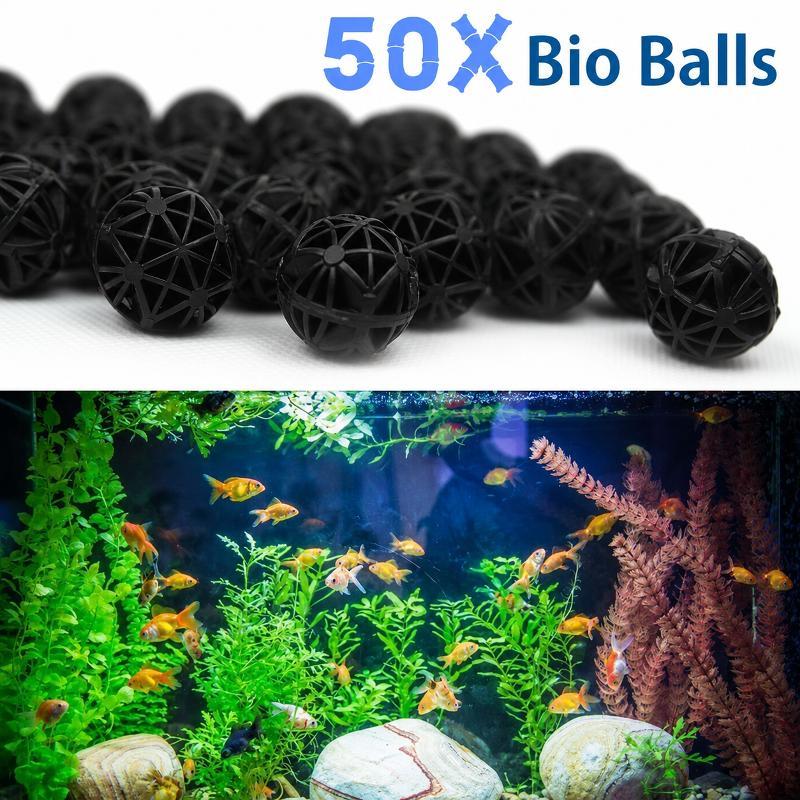 50 Piezas de Bolas de Filtro B - Planted Aquarium Media reseña y precio