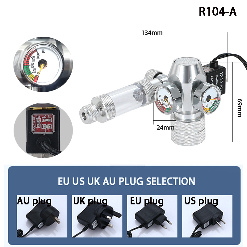 Nuevo regulador de CO2 para ac - Planted Aquarium Co2 reseña y precio