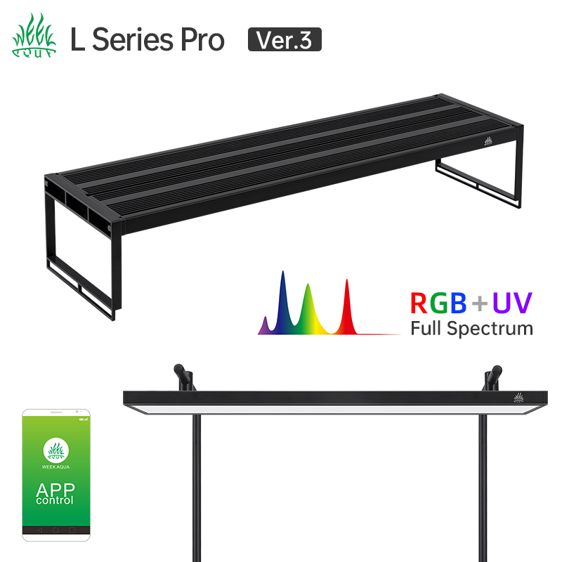 WEEK AQUA Serie L Control de a - Aquarium Plant Light reseña y precio