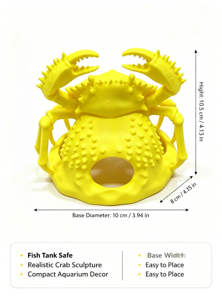 Decoración de cangrejo para ac - Aquarium Plant Yellowing reseña y precio
