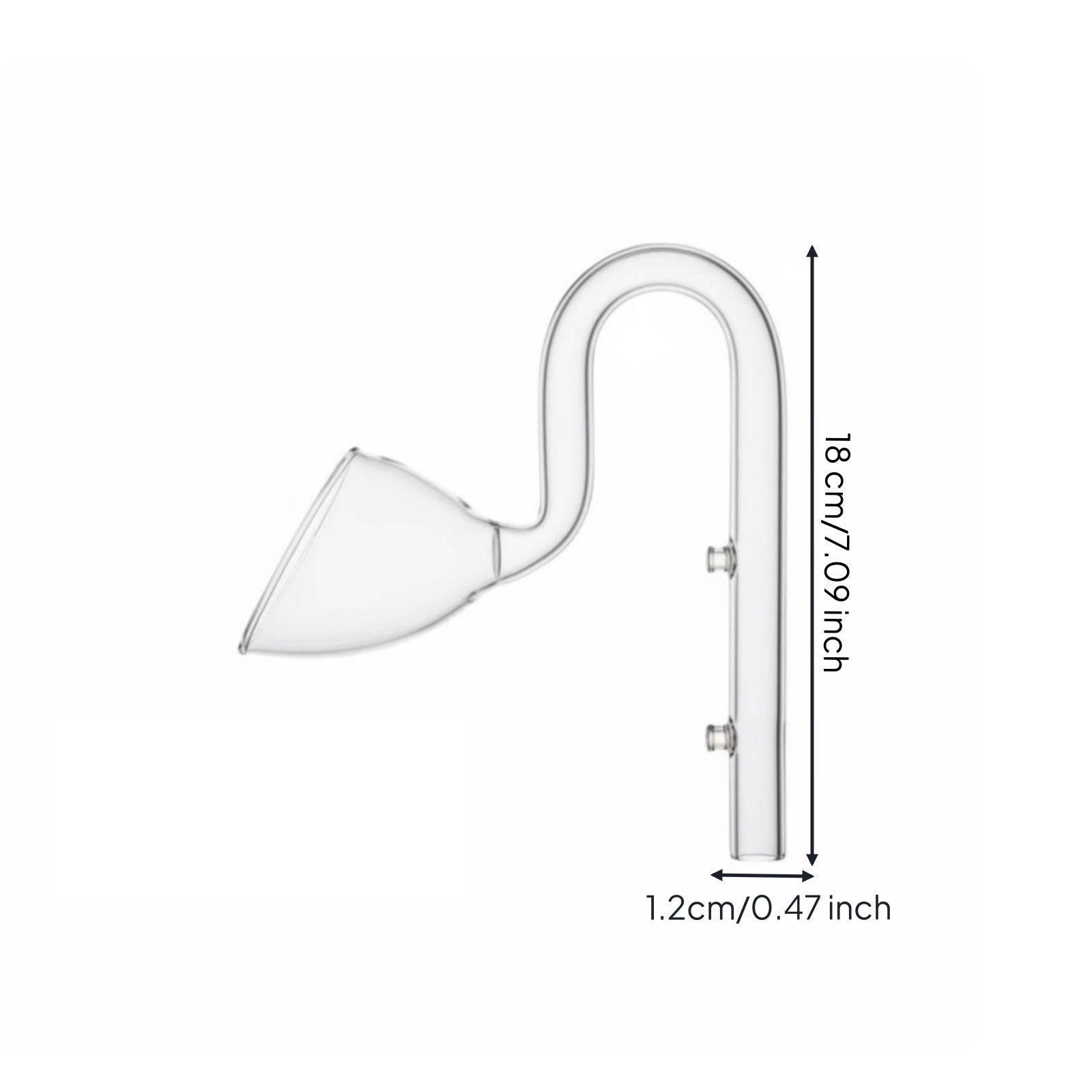 Tubo de vidrio con salida tipo - Aquarium Lily Pipe reseña y precio