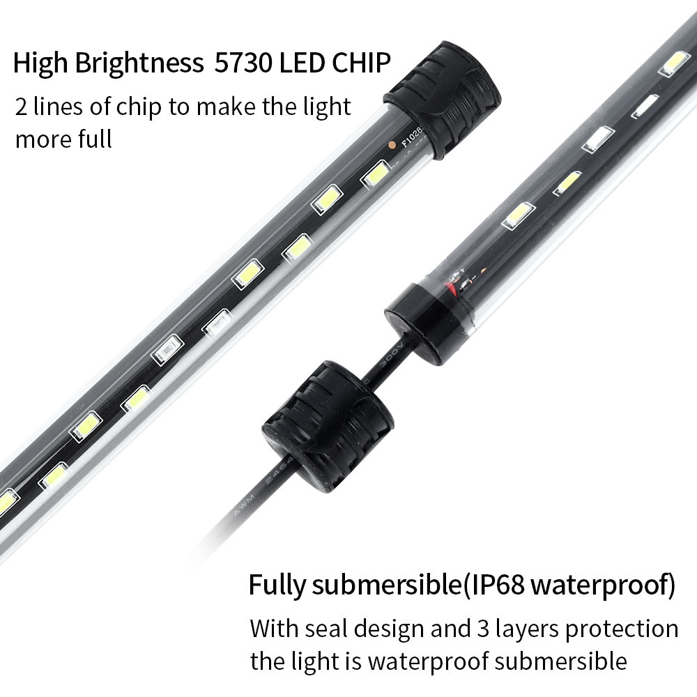 Luz LED para acuario de 90-260 - Aquarium Plant Light reseña y precio