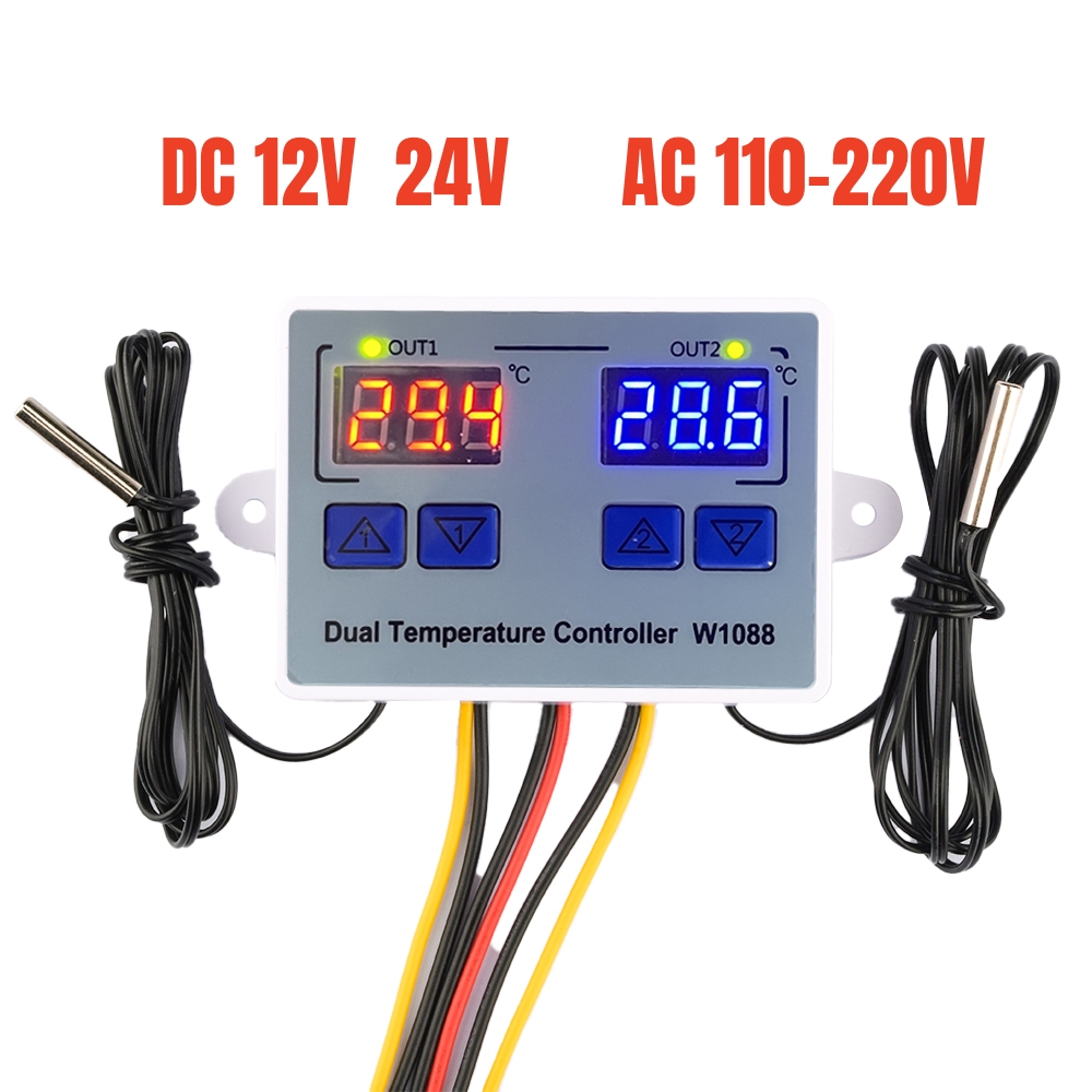 W1088 Dual LED Digital Sensor  - Planted Aquarium Temperature reseña y precio